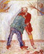James Ensor The Fight oil painting reproduction
